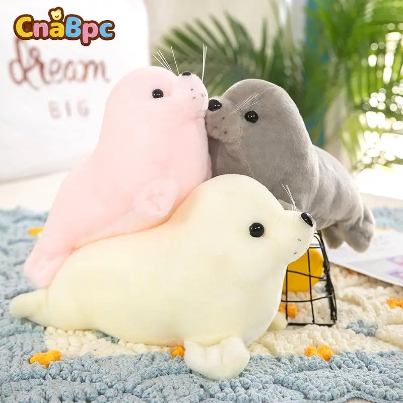 

Cute 23cm Soft Seal Plush Toys Cute Sea World Animal Stuffed Doll Sea Lion Plush Children Gift Pacify Toys