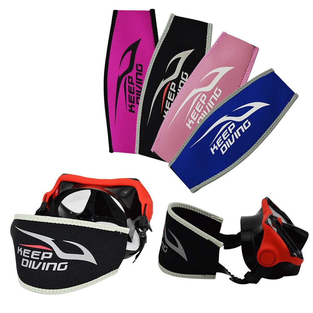 Неопреновая Маска для подводного плавания и дайвинга ремешок удобная мягкая