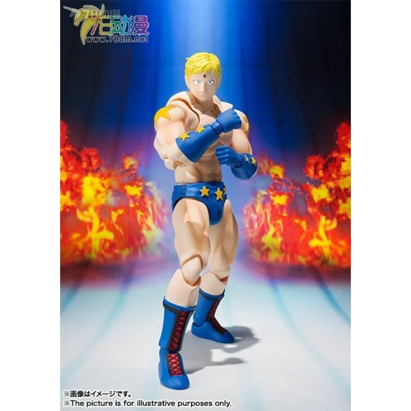 Фото Оригинальная серия BANDAI S. H. Figuarts Muscle Man Series Shura Man, человек с тигровым лицом, блики, подвижная модель Taili People Collect №2