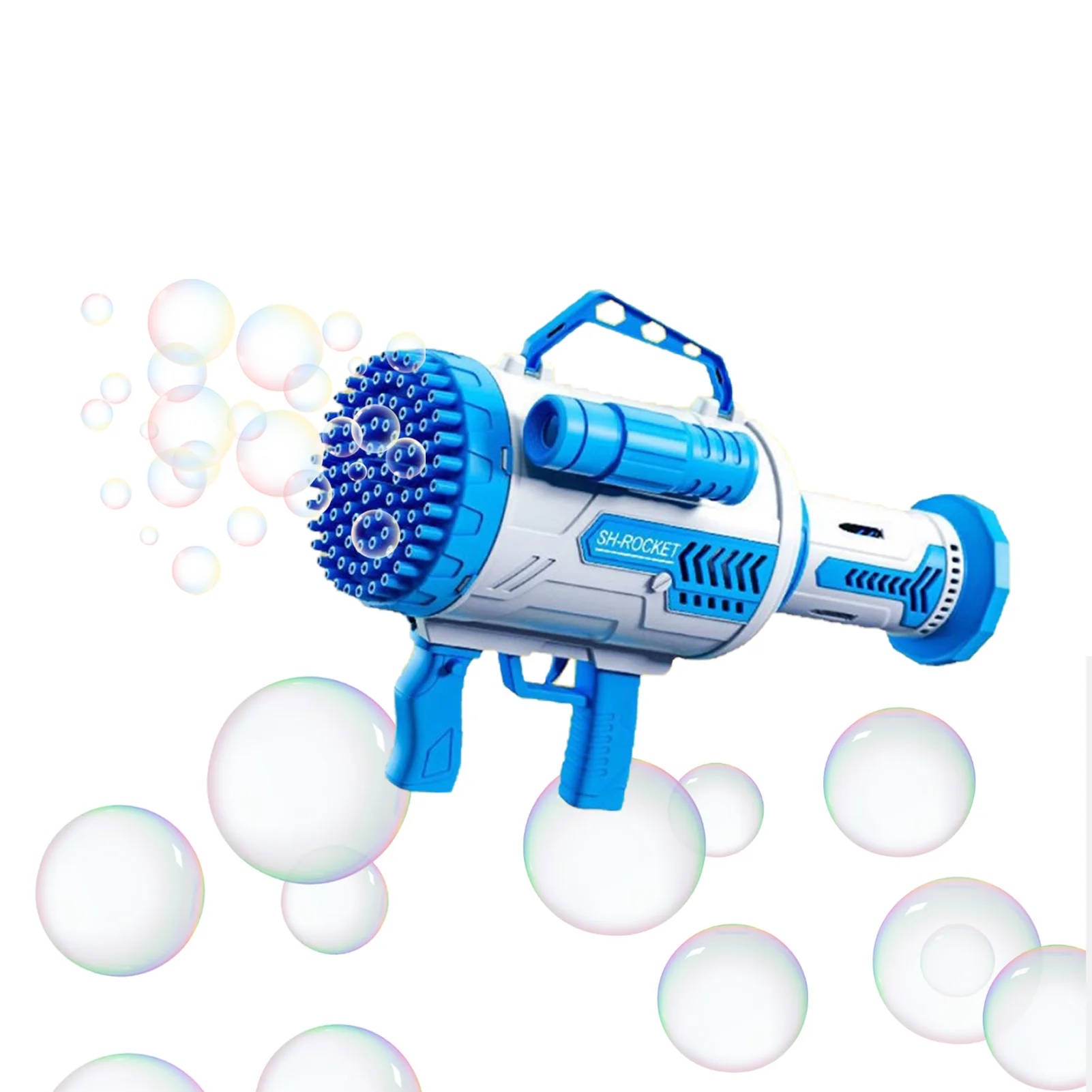 

Rocket Launcher Bubble Blower Rocket Launcher Shape Bubble Maker Electric Automatic Lighting Bubble Toy For Kids Adults Outdoor