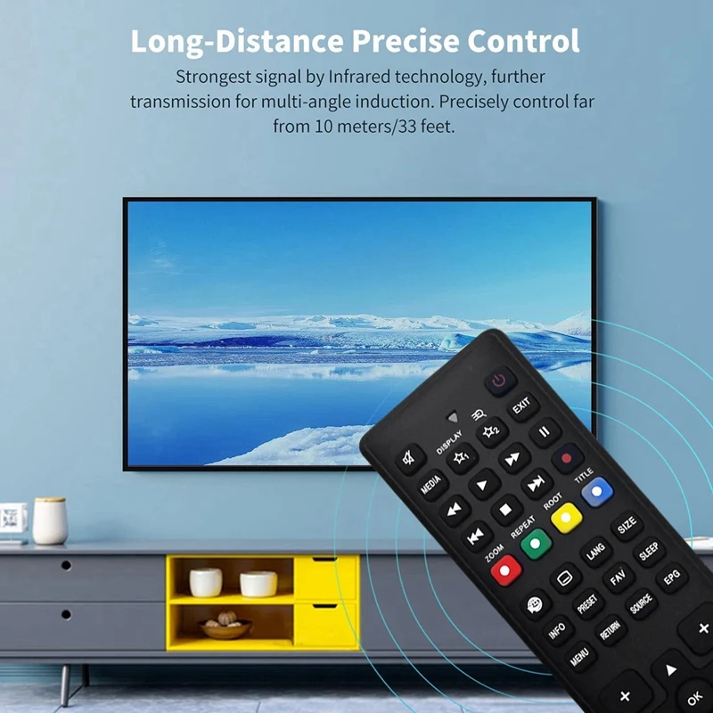 Пульт дистанционного управления RC1208 для Medion TV MD 30297 MD20255 MD20294 MD21080 MD21106 MD21131 MD21166