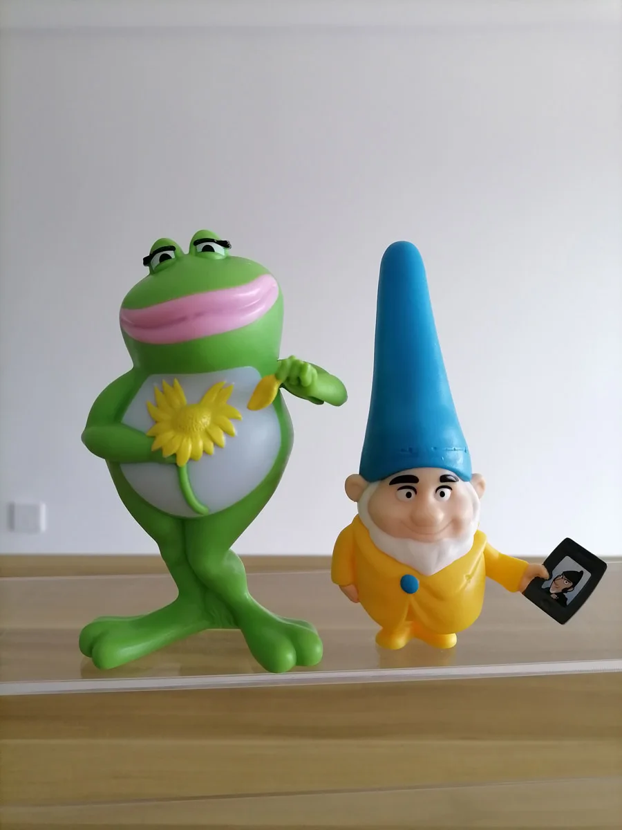 McDonals Toy Sherlock Gnomes Cartoon Film Characters Frog Figure Table Ornaments Boys Birthday Gifts