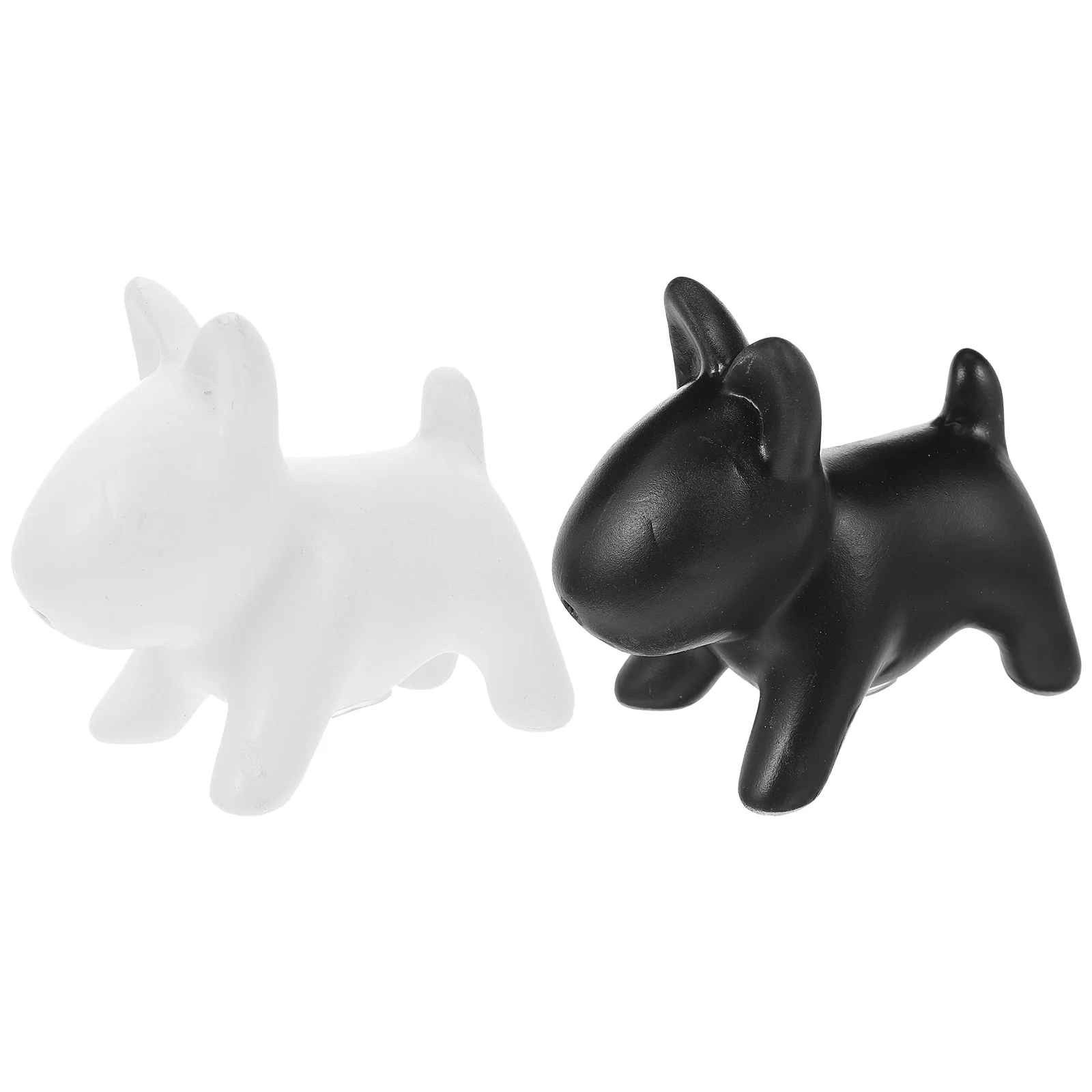 

2 Pcs Bbq Shaker Pottery Decor Dog Salt Shaker Dining Table Decor Puppy Duster Pepper Shaker Tea Tin Canister Salt Pepper Pot