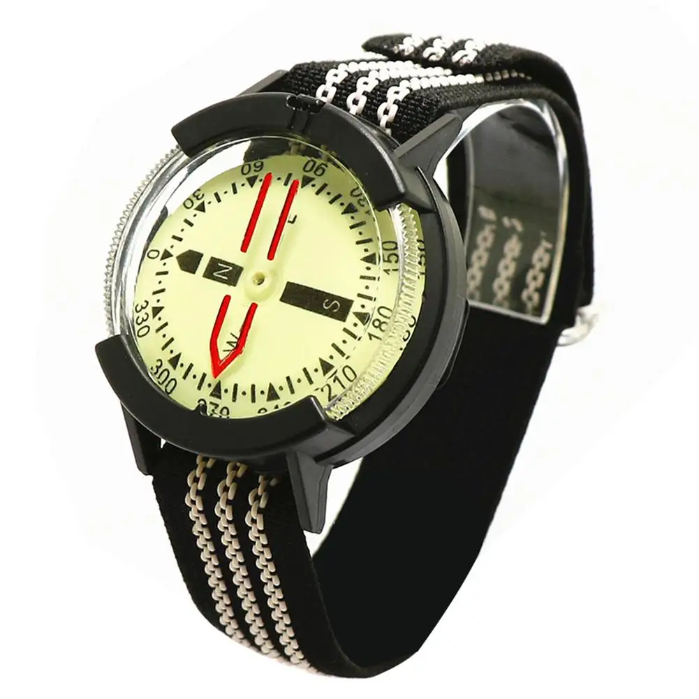 

Adventure Hiking Compass Survival Camping Tool Tourism Portable Wristwatch Diving Professional Luminous Compass Waterproof