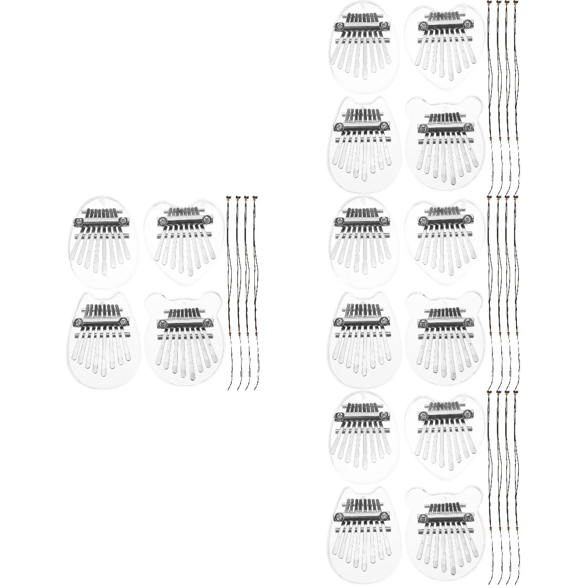

Очаровательное пианино для начинающих, 16 шт., пальцевое пианино, музыкальный инструмент для детей