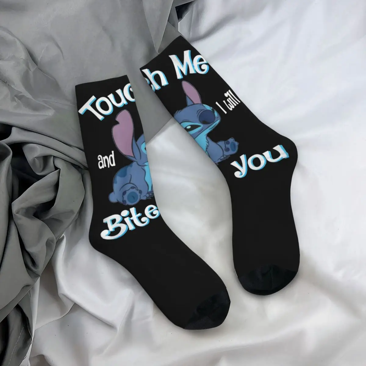 Милые носки унисекс Стич ко мне и я куплю вас милые со стичем Лило на весну осень