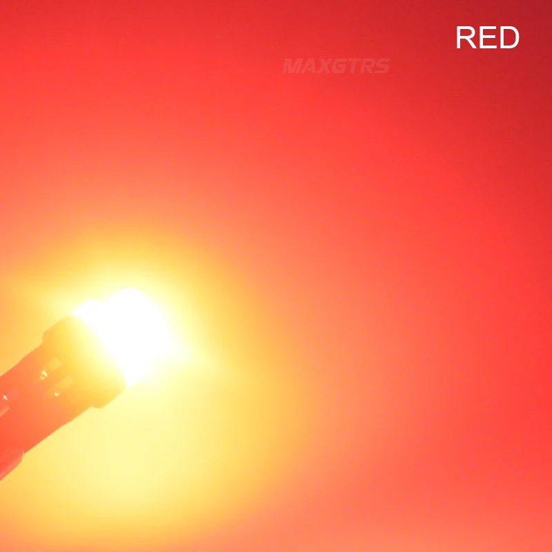 

5x T10 194 168 Светодиодная лампа w5w 3020 Чип Автомобильные габаритные огни DRL для чтения Внутренняя замена лампы номерного знака Белый Красный Желтый