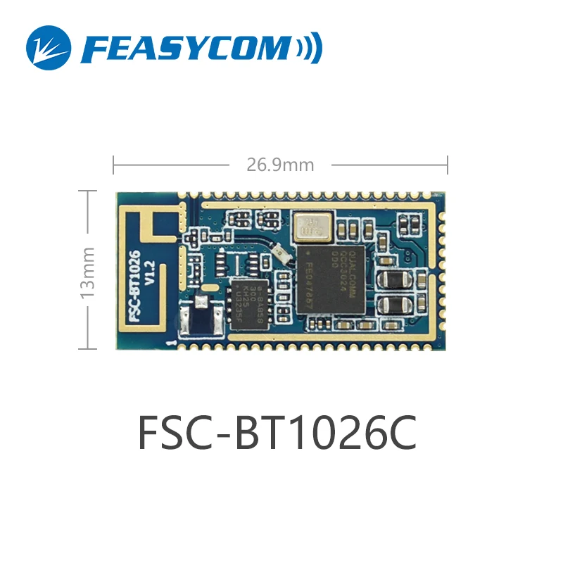 Двухрежимный модуль BT1026C Bluetooth 5 1 чипсет QCC3024 для беспроводного динамика в A2DP HFP Audio