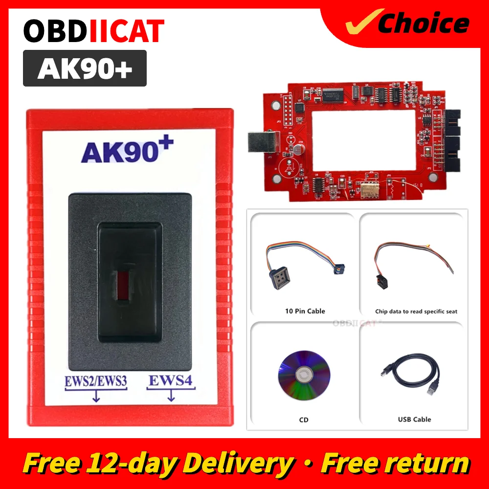 

AK90 plus для B-M = W V3.19 AK90 + OBD2 автомобильный ключевой программист для B-M-W CAS/EWS с 1995-2009 AK90 + инструмент для программирования ключей