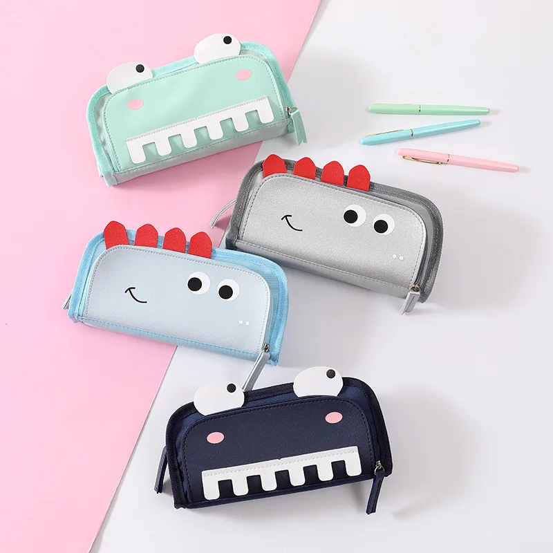 

Large Capacity Pencil Case School double-deck Pen Case Cartoon Pencil Cases Bags Office Pencils Pouch Student Stationery Supplie