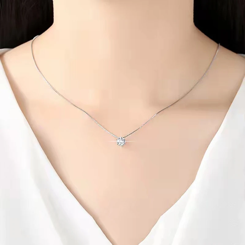 Классическое дизайнерское ожерелье с кулоном из кристалла циркония для женщин и