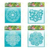 back to nature floral wheel petals flower layering stencils painting diy scrapbook coloring embossing paper card album craft