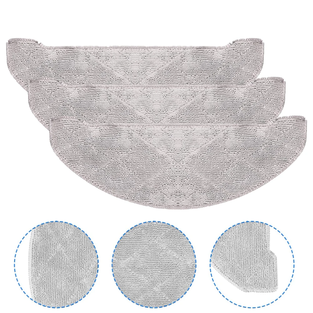 

3pcs Mop Cloths Suitable For Airrobo T10+ Robot Vacuum Cleaner Washable Mop Cloth Replacement Household Cleaning Accessories