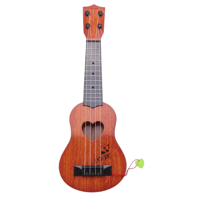 

Early Childhood Education Guitar Toy Classical Ukulele Guitar Instrument Simulation Small Guitar Kindergarten Instrument Four-St