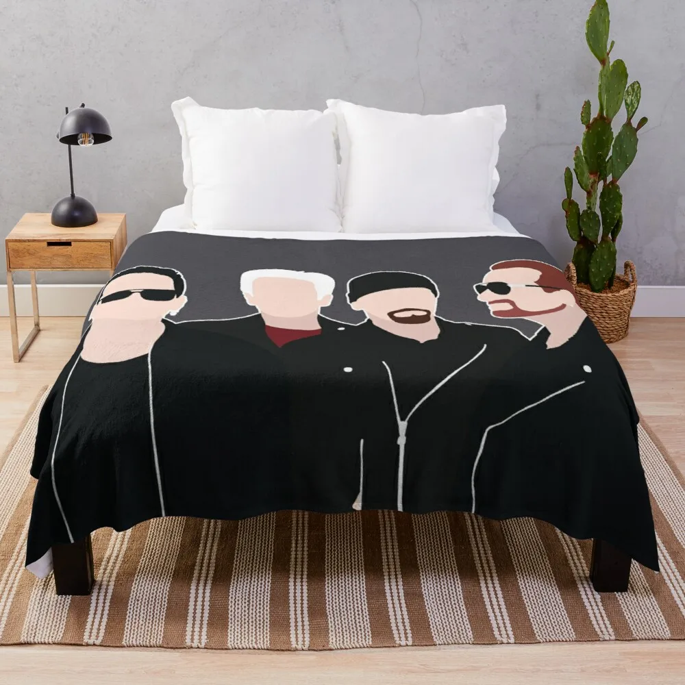 

U2 Throw Blanket luxury brand blanket Decorative sofa blankets