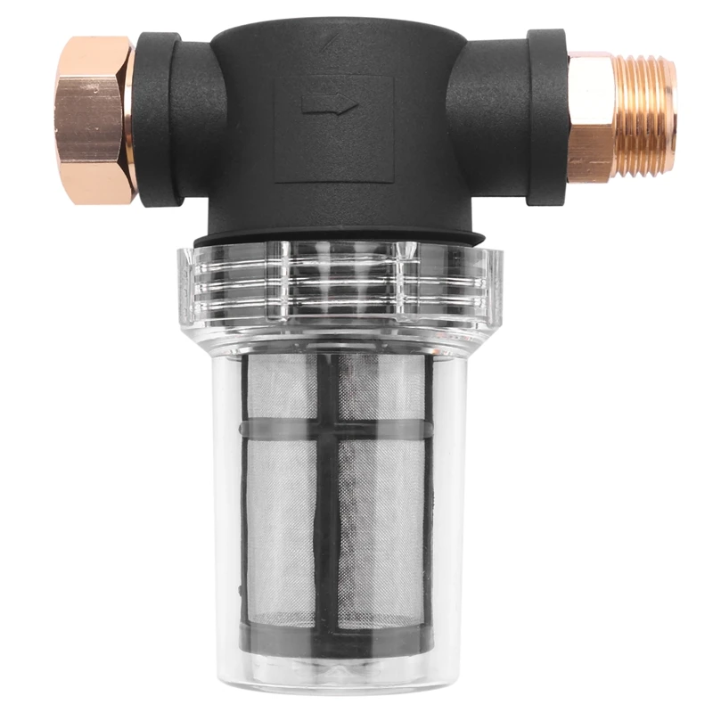

Sediment Filter Attachment Garden Hose Inlet Pressure Washer For Outdoor Gardening Water (100 Mesh Screen) + Extra 100Mesh Filte