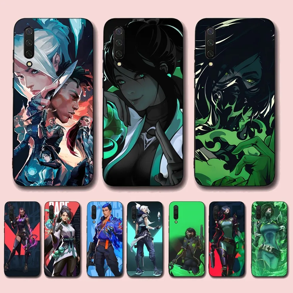 

Valorant Game Character Art Phone Case For Xiaomi Mi 5X 8 9 10 11 12 lite pro 10T PocoX3pro PocoM3 Note 10 pro lite