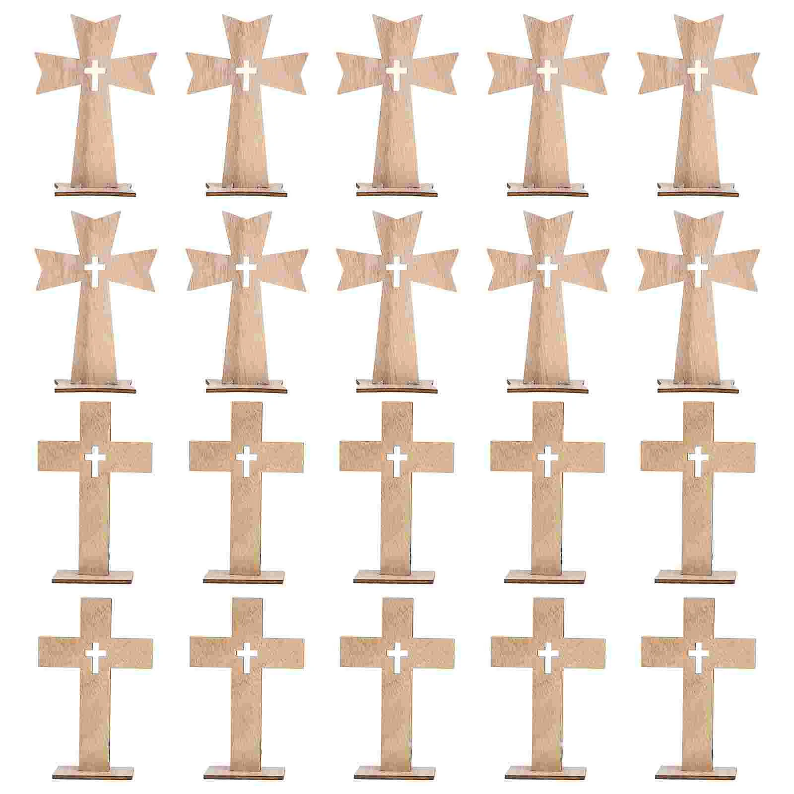 

20 комплектов, деревянные кресты