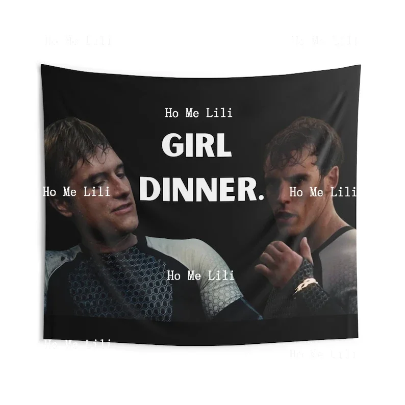 Фото Peeta Mellark Josh Hutcherson And Finnick Odair Sam Claflin Hunger Games Гобелен для ужина для девочек №2