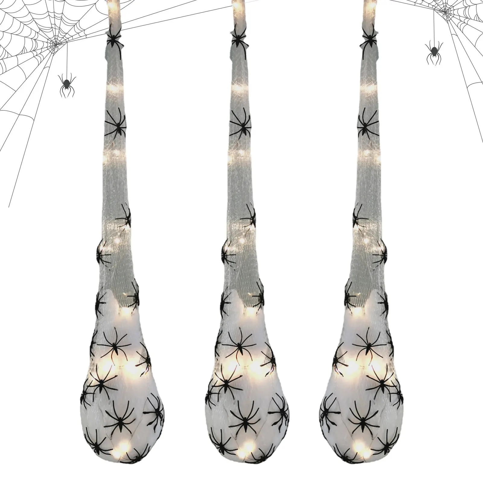 

Новинка 2022, Хэллоуин, паук, паутина, светодиодные огни, призрак, фестиваль, тематическое украшение, уличная спальня, гостиная, декоративная л...