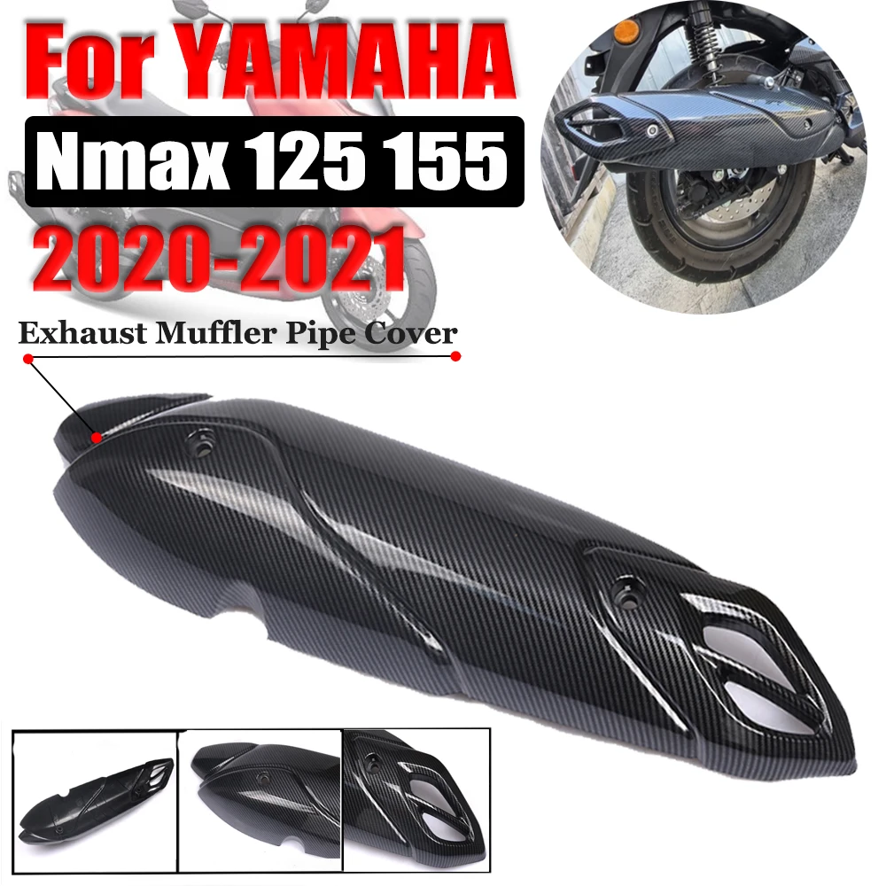 

For Yamaha NMAX155 NMAX125 N MAX NMAX 155 125 2020 2021 Motorcycle Exhaust Pipe Protection Cover Guard Heat Shield Anti-Scalding