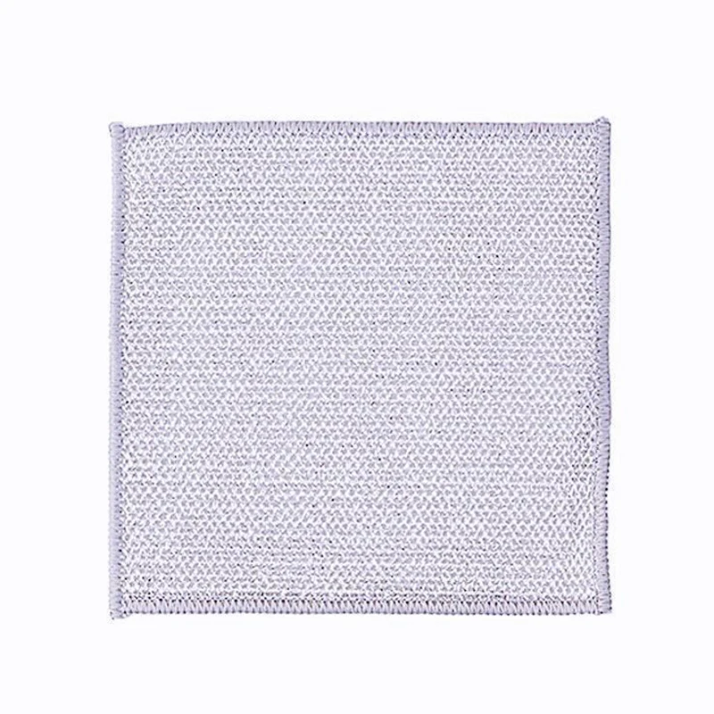 Серебряная Чистящая салфетка волшебное полотенце для посуды многоразовая