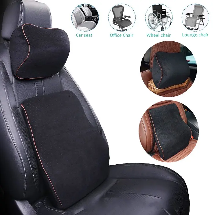 

2 шт., подушка для спины и шеи, из пены с эффектом памяти