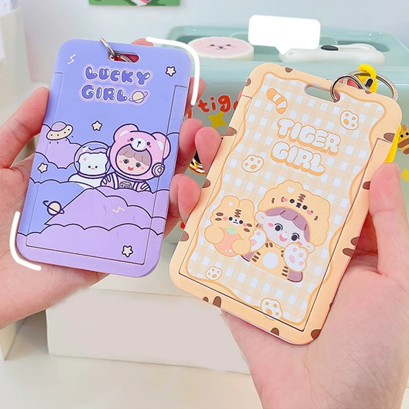 

Чехол для автобусной карты-кошелек женский, акриловый, с рисунком Кошелек для монет и карт девочек