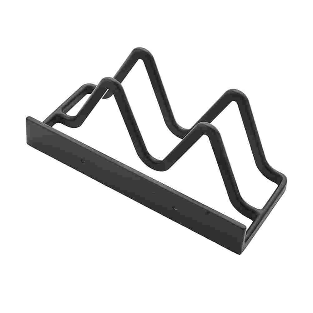 

Chopping Board Lid Rack Cupboard Shelves Pot Cover Organizer Space Aluminum Punch-free