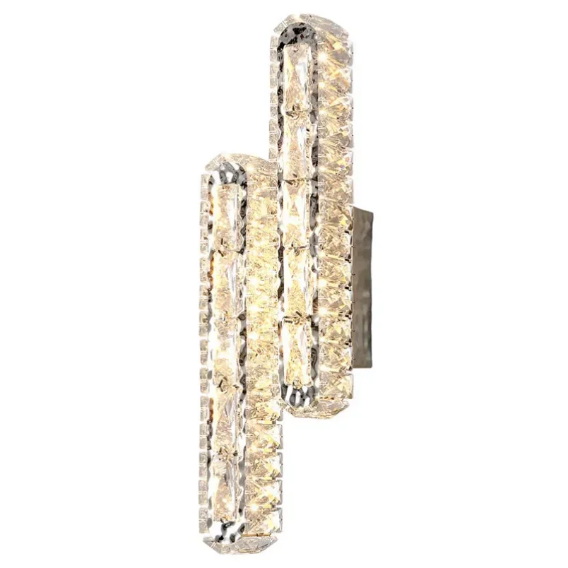 Современный минималистичный светильник роскошный овальный хрустальный