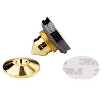 m2826 speaker audio spike pure copper golden plated isolation feet stand for cd o subwoofer hifi amplifier diy shock nails pads