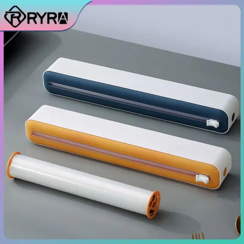 

Convenience Foil Wax Paper Cutting Box Storage With Cutter Film Dispenser Two-way Head Storage Accessories Fresh Tool