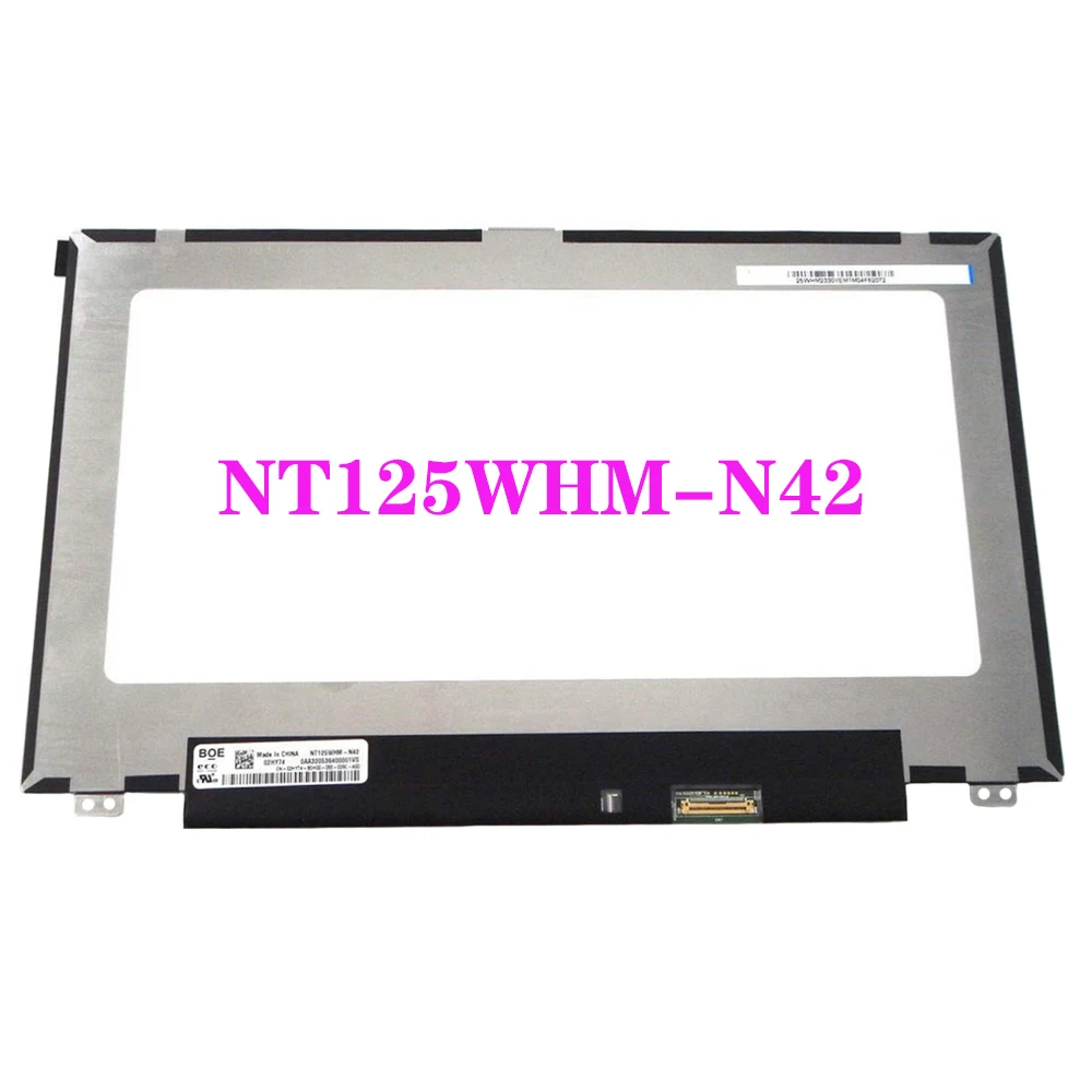 

12.5& Display Matrix Panel NT125WHM-N42 B125XTN01.0 HW4 For Dell Latitude 5280 5288 5290 7280 7290 EDP 30 Pins Laptop LCD Screen