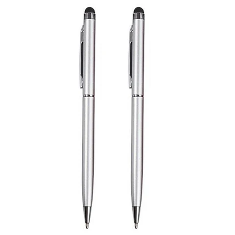 2 шт. 2 в 1 Универсальный стилус ручка для рисования емкостный сенсорный экран ручка для мобильного телефона Android планшета смартфона
