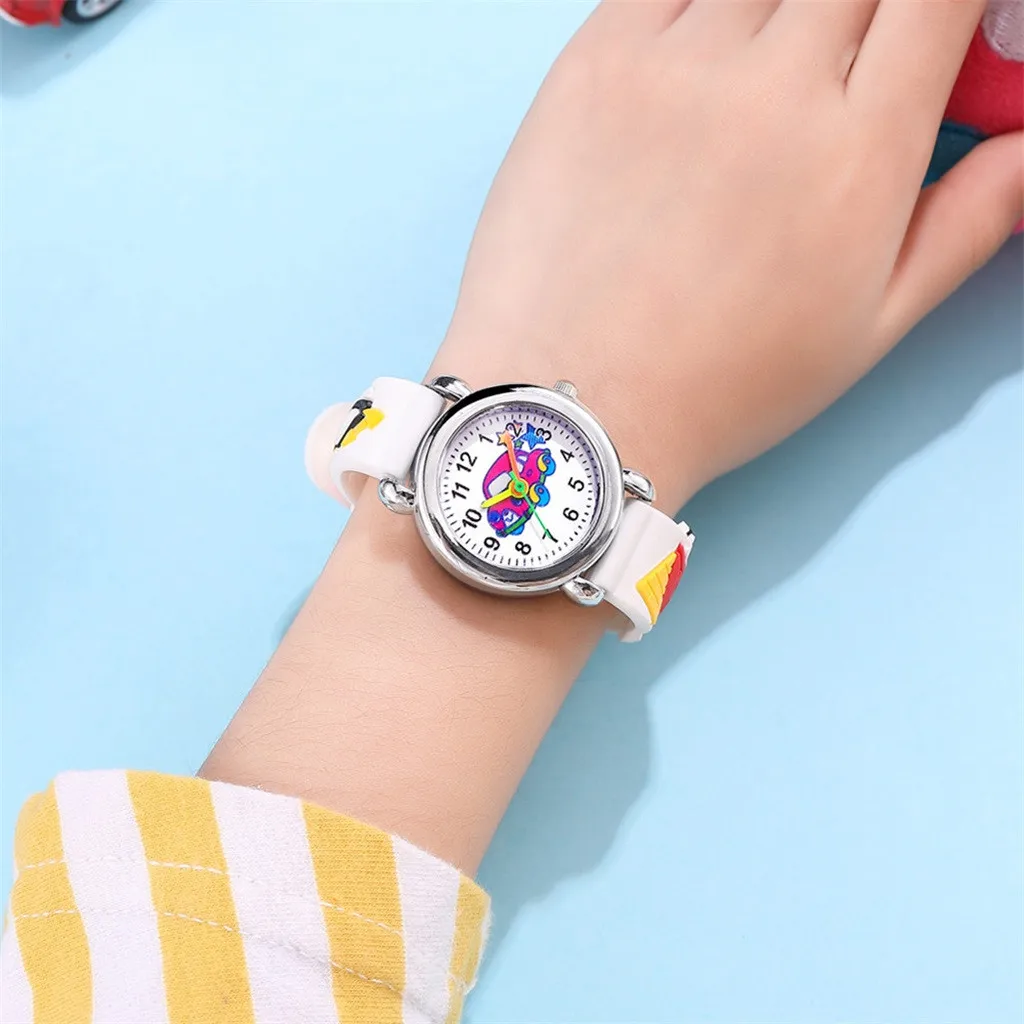

Модные детские наручные часы с милым мультяшным рисунком для мальчиков простые изысканные кварцевые наручные часы подарок