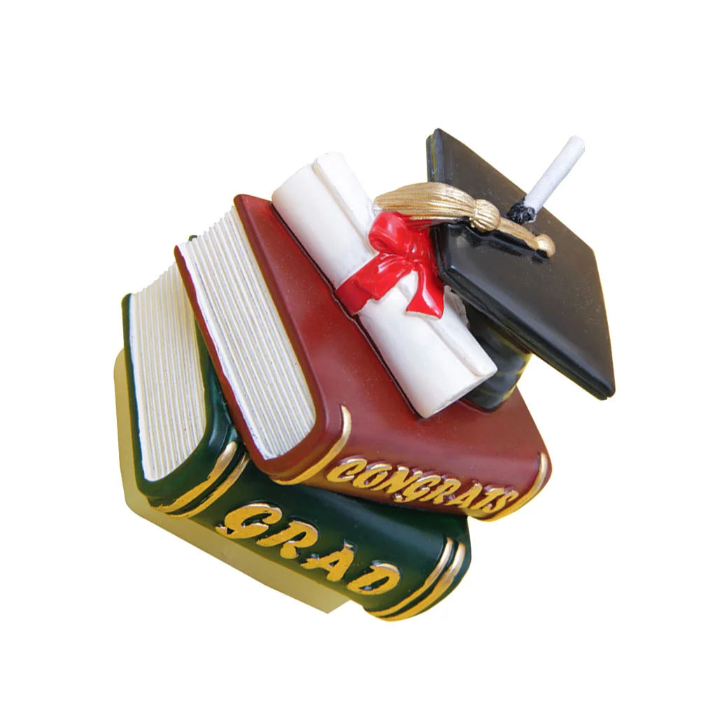 

1 шт., декоративная свеча в виде книги и шляпы