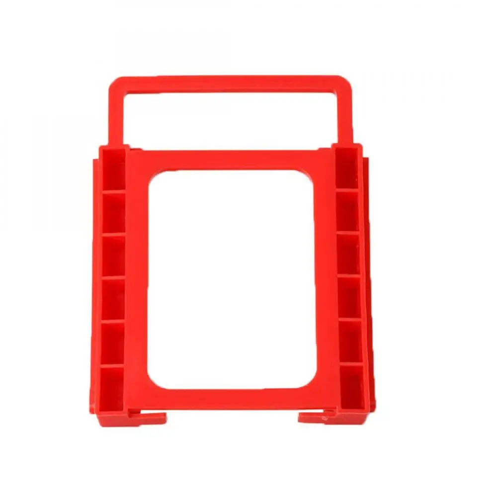 

PC Hardware Cables Adapters Computer Cables 2.5 To 3.5 Inch Solid Hard Disk Stand SSD Support Holder Plastics Red