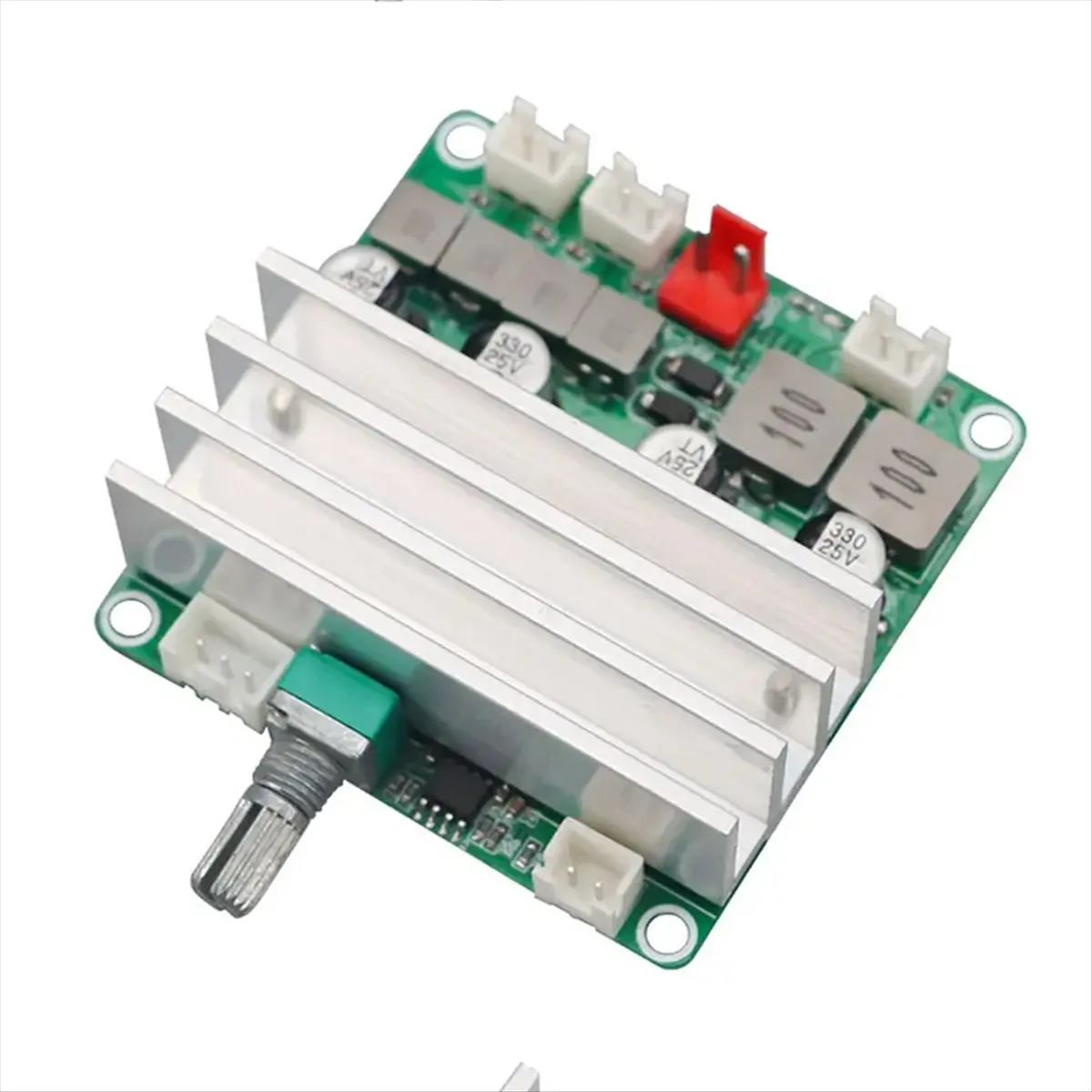 Фото Цифровая аудиоусилительная плата (DT93) 2.1-канальная 2X50W и 100W, 12V-24V, модуль усилителя для домашнего кинотеатра DIY с регулировкой басов и высоких частот №1