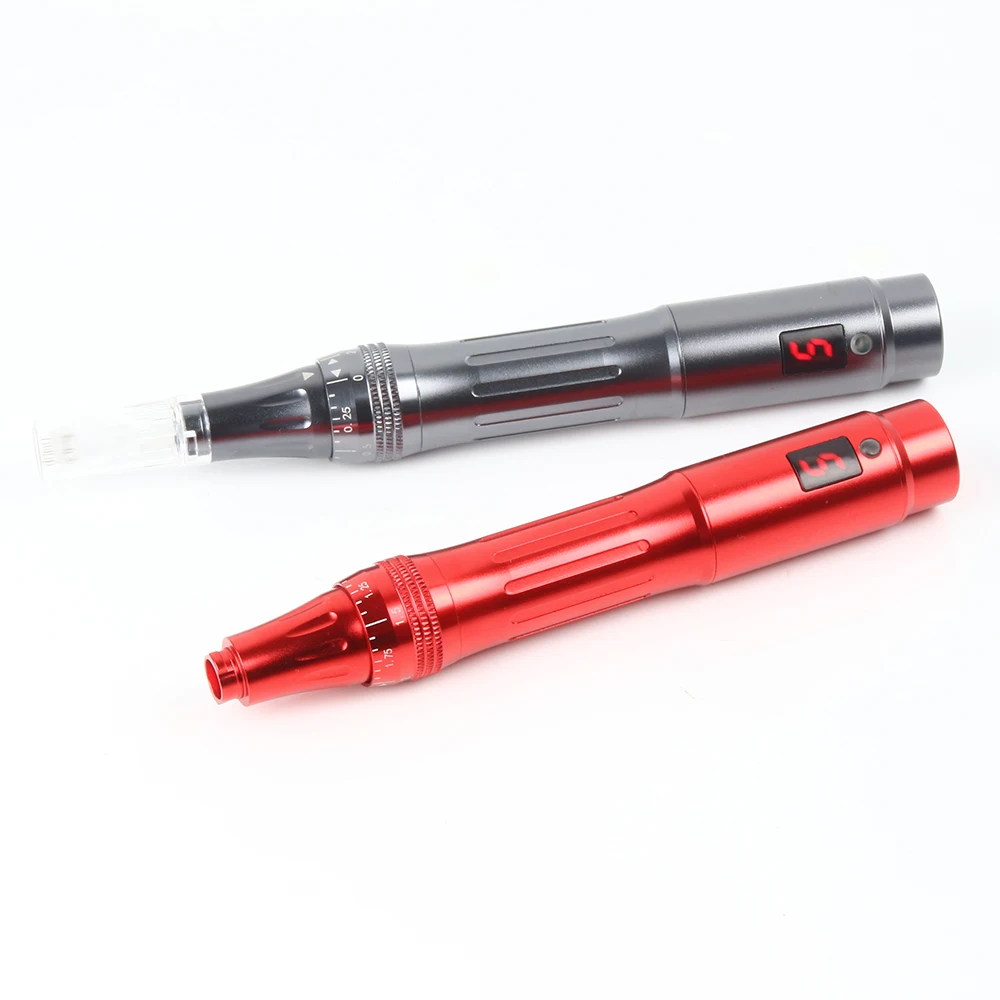 Professional Wireless Bayonet Skin Care Beauty Machine Digital Micro Needle Cartridges Derma Pen Microneedling Pen Kit