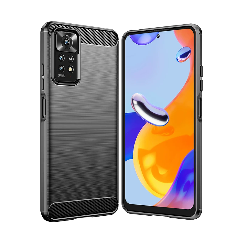 For Global Version Xiaomi Redmi Note 11 Pro Case Redmi Note 11 Pro Cover Shockproof Soft Silicone Bumper For Redmi Note 11 Pro