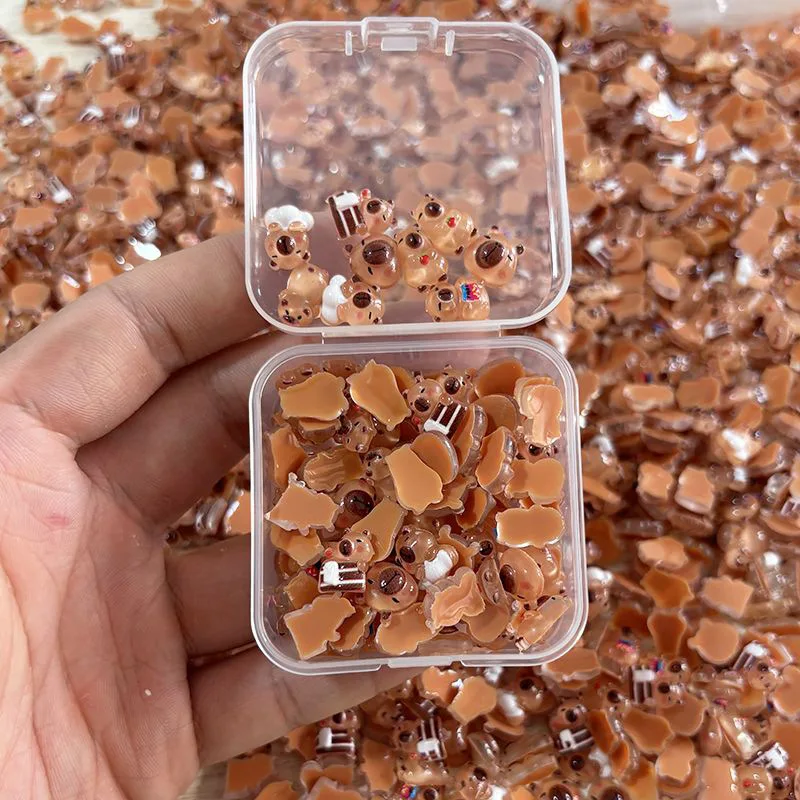 

Мини-капибары из пластика, набор из 100 шт.