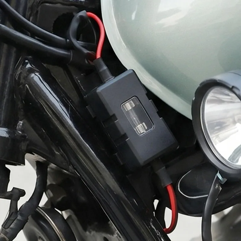 Фото Водонепроницаемый клеммный блок ANS Bolt-on Fuse Holder Mini ANS Fuse Block 30A-200A 32V DC для автомобильной аудиосистемы, электромобилей, морского транспорта, лодок, модификации автомобилей №2