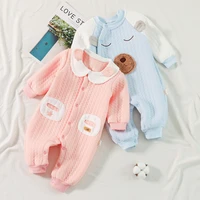 baby one piece clothes autumn and winter three layer warm one piece clothes baby clothes baby newborn romper romper
