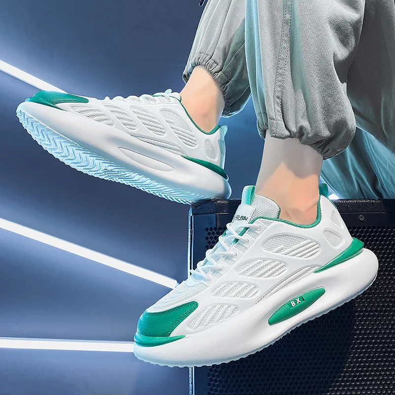 

Men's Summer Breathable Trendy Versatile Casual Sneakers Autumn Platform Shoes Outdoor Low-Top Men's Fashionable Sports Shoes