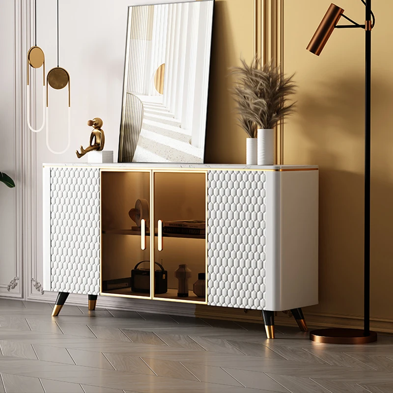 Light Rock Plate Sideboard Modern Simple Living Room Restaur