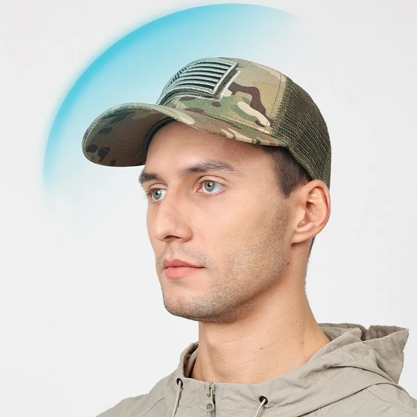 Бейсболка низкопрофильная кепка с американским флагом США регулируемая