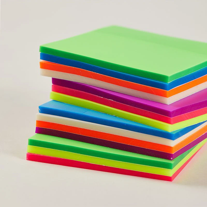

50 Sheets Colorful Transparent Memo Pads Sticky Notes Pad Waterproof PET Clear Sticky Note Paper for Student Office Stationery