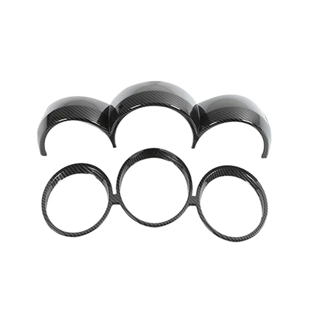 

Для Dodge Nitro 2007-2012 углеродное волокно интерьер приборной панели измеритель дисплей рамка Крышка