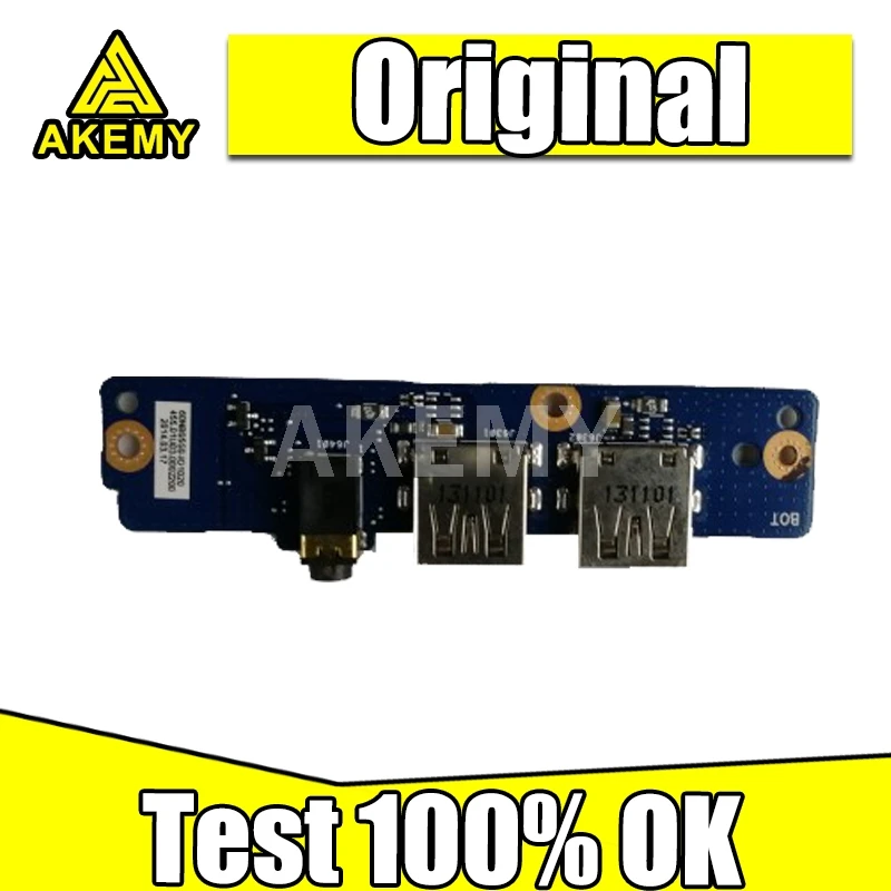 

Оригинальная аудиоплата для ноутбука ASUS PU550 PU550C PU550CA, интерфейсная плата usb, тестированная интерфейсная плата PU550CA_IO_BOARD, хорошая бесплатная д...