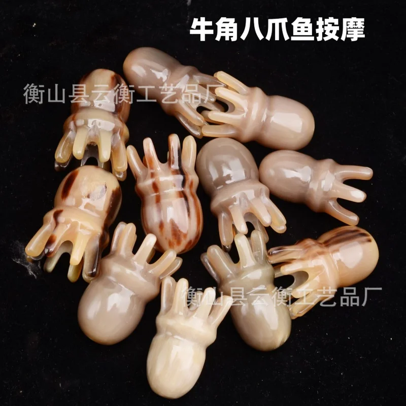 Оптовая продажа с завода расческа-гребень для массажа осьминога белый череп яка